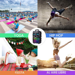 E I F E R Altavoces Bluetooth Cool Skull