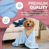 PAWPUP Toalla para perros súper absorbente, paquete de 2, toalla de microfibra súper suave de secado rápido para perros, gatos y