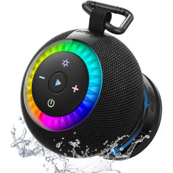 Altavoz de ducha Bluetooth IPX7 resistente al agua: ventosa extraíble