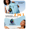 Altavoz de ducha Bluetooth IPX7 resistente al agua: ventosa extraíble