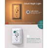 PROTECTOR CONTRA SOBRECARGA EXTENSOR DE SALIDA CON LUZ NOCTURNA - Addtam