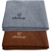 PAWPUP Toalla para perros súper absorbente, paquete de 2, toalla de microfibra súper suave de secado rápido para perros, gatos y