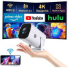 Mini proyector con WiFi y Bluetooth, proyector portátil de 1080P