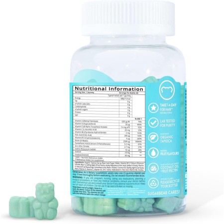Vitaminas SugarBearHair (suministro de 1 mes), 1, 1