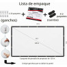 Mdbebbron - Pantalla de proyector de 120 pulgadas