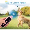 Bousnic Collar de choque para perros – Collar de entrenamiento eléctrico impermeable recargable con control remoto para perros