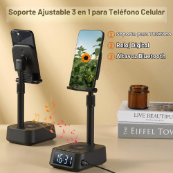 SOPORTE DE TELÉFONO AJUSTABLE CON ALTAVOZ BLUETOOTH - ASEAT