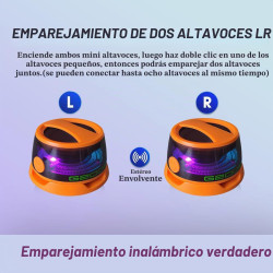 ALTAVOZ MAGNÉTICO BLUETOOTH CON LUCES RGB - G200