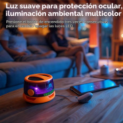 ALTAVOZ MAGNÉTICO BLUETOOTH CON LUCES RGB - G200