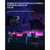 Donner Juego de batería eléctrica con luces y pantalla táctil