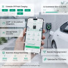 Cargador EV Nivel 2 para Tesla, 48Amp/11.5KW, UL 2594/ETL/Energy Star