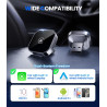Teeran Adaptador inalámbrico CarPlay y Android Auto 2 en 1