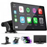 Pantalla inalámbrica CarPlay de 9 pulgadas con Apple Car Play y Android Auto para automóvil
