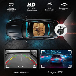 Pantalla inalámbrica CarPlay de 9 pulgadas con Apple Car Play y Android Auto para automóvil