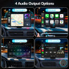 Pantalla inalámbrica CarPlay de 9 pulgadas con Apple Car Play y Android Auto para automóvil