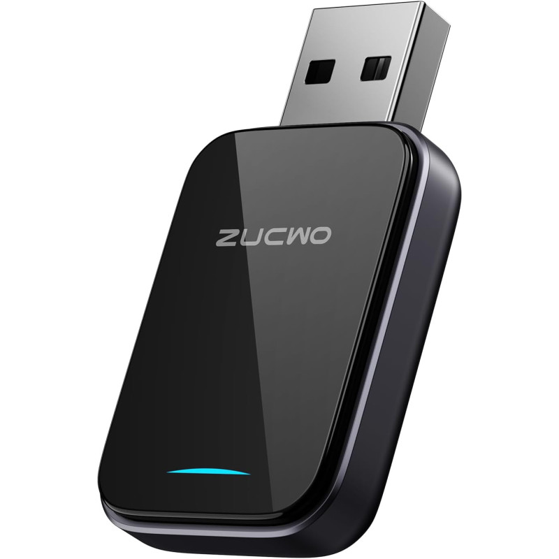 ZUCWO Adaptador CarPlay inalámbrico 2 en 1 para iPhone y Android