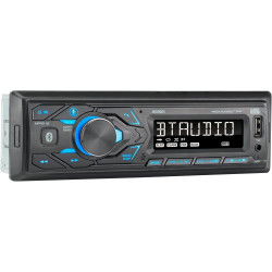 JENSEN MPR210 Radio estéreo para coche LCD de 7 caracteres con DIN único