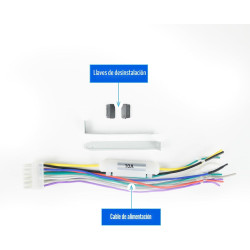 JENSEN MPR210 Radio estéreo para coche LCD de 7 caracteres con DIN único