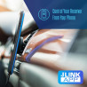 JENSEN MPR210 Radio estéreo para coche LCD de 7 caracteres con DIN único