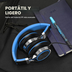 AURICULARES LIGEROS Y PLEGABLES CON MICRÓFONO - Ailihen C8