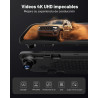 WOLFBOX G840S Cámara de Tablero con Espejo 4K de 12"