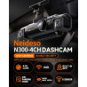 Neideso Cámara de tablero de 360° frontal y trasera en el interior