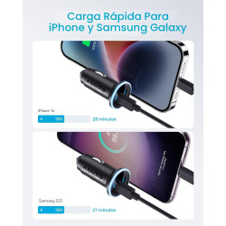 CARGADOR DE COCHE USB C 323 52.5W - Anker