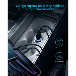 CARGADOR DE COCHE USB C 323 52.5W - Anker