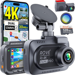 ROVE R2-4K Dash Cam Dual PRO delantera y trasera