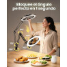 SOPORTE DE MONTAJE DE TELÉFONO CON CÁMARA AÉREA Y ANILLO DE LUZ - Evershop