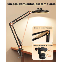 SOPORTE DE MONTAJE DE TELÉFONO CON CÁMARA AÉREA Y ANILLO DE LUZ - Evershop