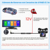 Inefala - Cámara de respaldo AHD 1080P de 4 pines para radio portátil