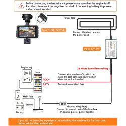 Gebildet Kit de cable duro para cámara de salpicadero
