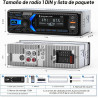 Radio de coche Bluetooth con puerto tipo C/USB, Wistrue Single DIN estéreo