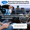 Radio de coche Bluetooth con puerto tipo C/USB, Wistrue Single DIN estéreo