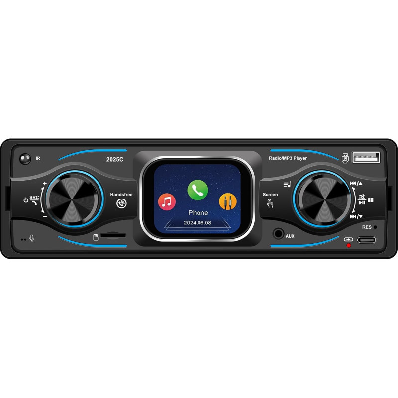 Radio de coche DIN único
