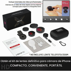 LENTE PARA CÁMARA IPHONE - Xenvo