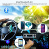 Radio DIN retro con Bluetooth manos libres FM MP3 para conductores
