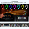 Radio DIN retro con Bluetooth manos libres FM MP3 para conductores