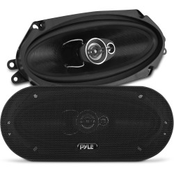 Pyle Altavoces estéreo universales de 3 vías para automóvil