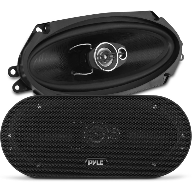 Pyle Altavoces estéreo universales de 3 vías para automóvil