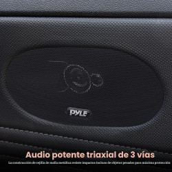 Pyle Altavoces estéreo universales de 3 vías para automóvil