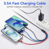 CABLE DE CARGA MÚLTIPLE 3.5A - Minlu