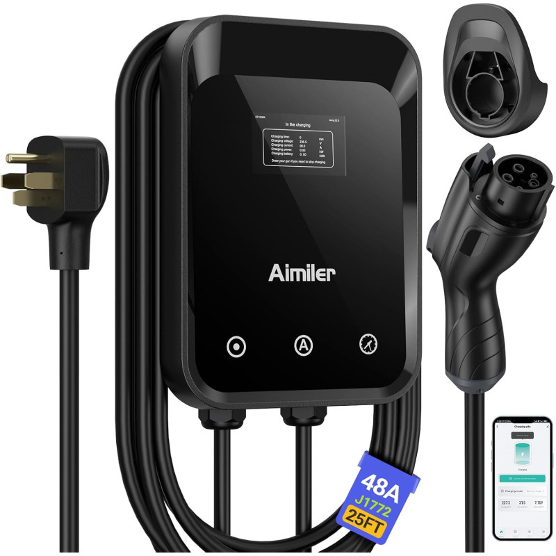 AIMILER Cargador de vehículo eléctrico de nivel 2