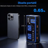 Inversor de corriente para automóvil de 200 W