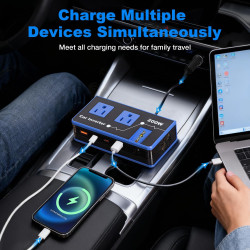 Inversor de corriente para automóvil de 200 W