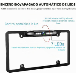 GLK - Cámara de respaldo para matrícula HD
