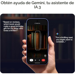 Google Pixel 10a - Batería de más de 30 horas, entrenador de cámara, Gemini