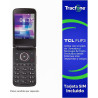 Tracfone, TCL FLIP 3, 16GB, teléfono abatible prepago