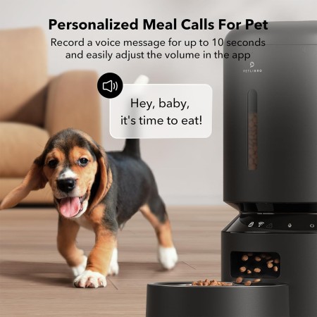 PETLIBRO Dispensador automático de alimentos para gatos, alimentador WiFi 5G con control de aplicación para alimentación remota,